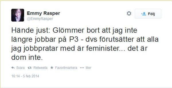 Sveriges Radio - alla är feminister